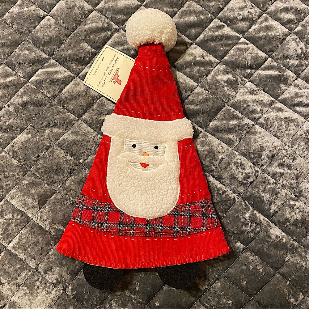 New with tags Pottery Barn Kids Santa Tree Topper